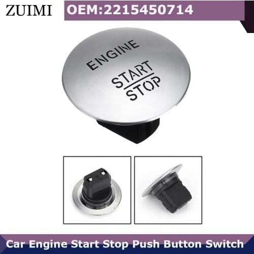 Car Engine Start Stop Push Button Switch One-click Start Keyless 2215450714 For Mercedes Benz W164 W205 W212 W213 W221 C E S CL