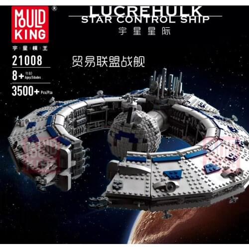 Mould King 21008 Star Toys Wars MOC-13056 Class Battleship (Droid Control Ship) Building Blocks Kids Christmas Toys Gifts
