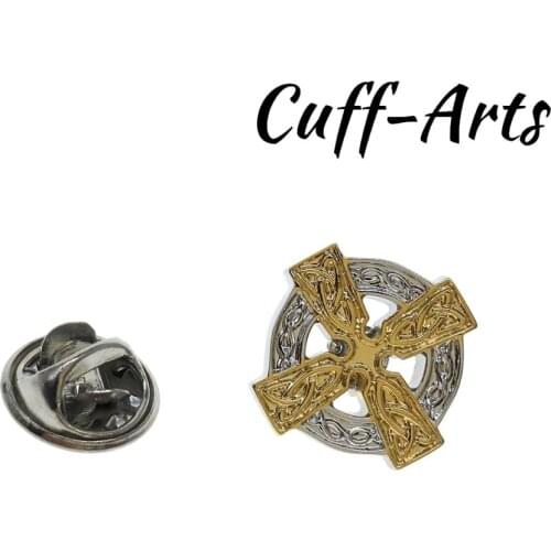 Brooch Lapel Pin For Men Pins and Brooches Cross Lapel Pin Jewelry Broche PIN de la solapa By Cuffarts P10304