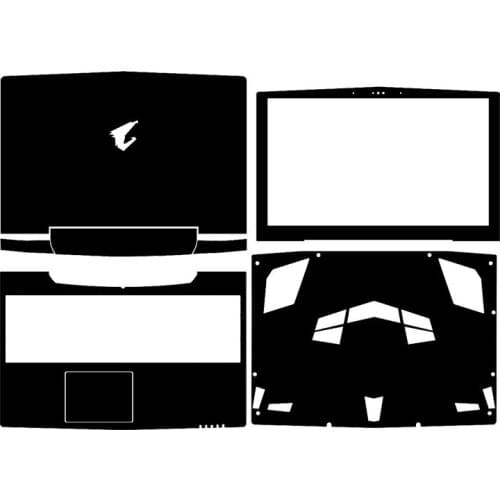 Laptop Sticker Skin Decal Carbon fiber Cover Protector for GIGABYTE Aorus X5 V6 V7 V8 X5-CF1T X5-CF1 X5S v5 15.6"