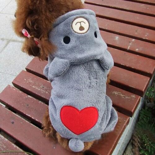 Pet Dog Clothing For Small Dog Clothes Warm Fleece Costume Puppy Clothing Hoodie For dog Coats Jackets Winter Clothes Supplies