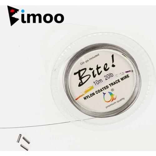 10M 7 Strands Coated Braided Stainless Wire Fishing Rigging Material Coating Wire Leader Coating Jigging Wire Lead Fish Line