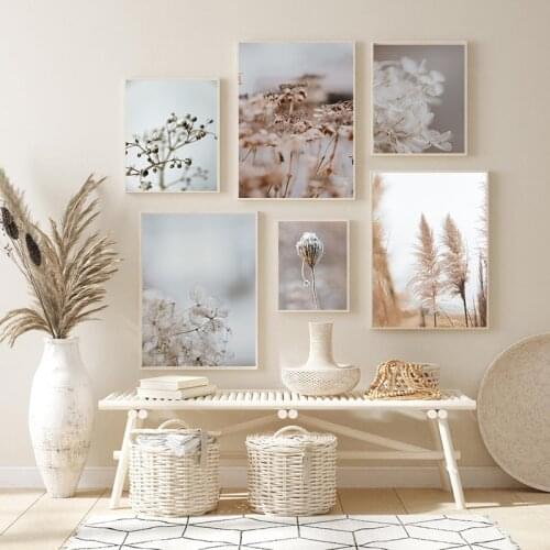 Scandinavian Art Painting Dandelion Canvas Print Flowers Poster Bread Prints Bouquet Modern Wall Pictures For Living Room Decor