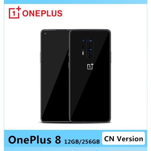 Global Rom Oneplus 8 5G Mobile Phone 6.55" 8GB RAM 128GB ROM Snapdragon 865 Octa Core 48MP Camera Android 10.0 NFC Smart Phone