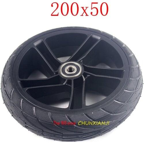 Front and Rear Scooter Solid Tire for Xiaomi Ninebot ES1 ES2 Electric Scooter Kickscooter 8 Inch 200x50 Non-Pneumatic Tire