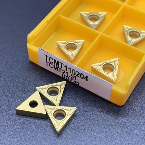 TCMT110204 VP15TF UE6020 US735 CNC Carbide Blade Metal Murning Mool External Turning Tools
