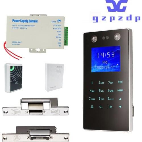 Tcp/ip DIY Full Electric Strike Door Lock Face Access Control System Kits