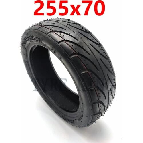 255x70 Vacuum /Tubeless Tire 255*70 Thickened Pneumatic Tyre for Folding Mini Leisure Car 10 Inch Electric Scooter Accessories
