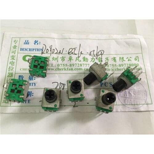[VK] Stock CF R0902N 09 vertical single potentiometer B5K handle 8MM handle ten tops switch