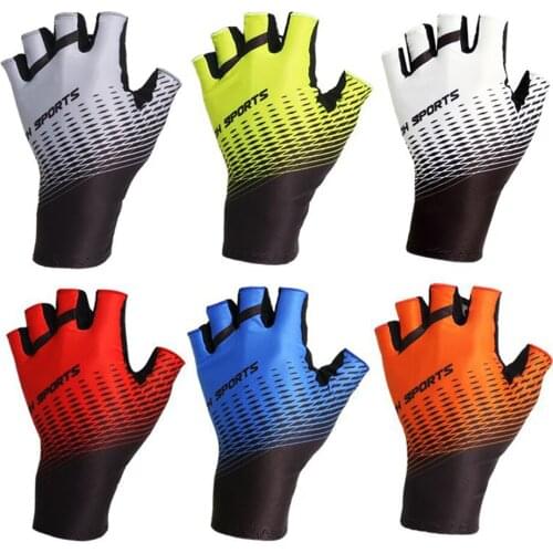 High Quality Cycling Gloves Anti-sweat Unisex Cycling Gloves Anti-Slip Sports Gloves Half Finger Gloves Breathable Gloves