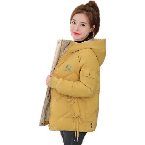 Women Cotton Short Coat 2020 Winter Warm Coat Loose And Thick Warm Womens Slim Cotton Coat Female Wn