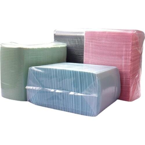 125Pcs/Bag Disposable Tattoo Clean Pads 33*45cm Colorful Waterproof Nail Salon Table Covers Dental Napkins Manicure Tools NM#25