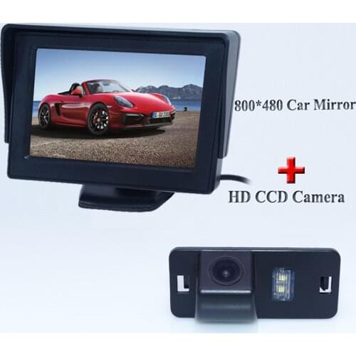 4.3 inch HD LED 800*480 Rear View Mirror Monitor+Special SONY CCD Car rear view camera for BMW 5 M5 E39 E60 night version