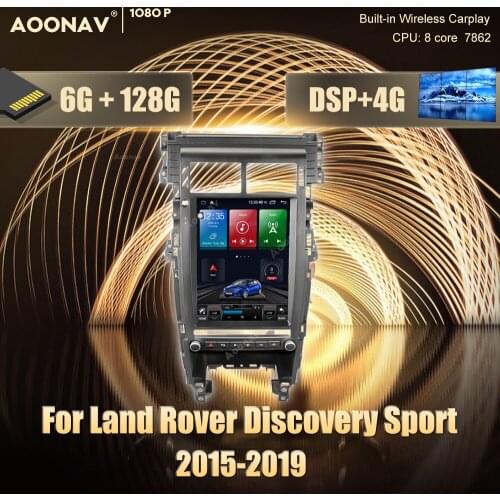 128GB car radio 2din Android 10.0 For Land Rover Discovery Sport 2015-2019 car multimedia player Stereo receiver GPS navigator