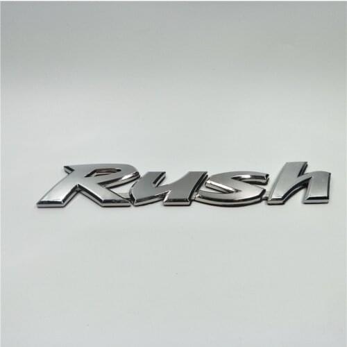 Car Styling For Toyota Rush Emblem Rear Trunk Lid Tailgate Logo Badge Nameplate Auto Decal