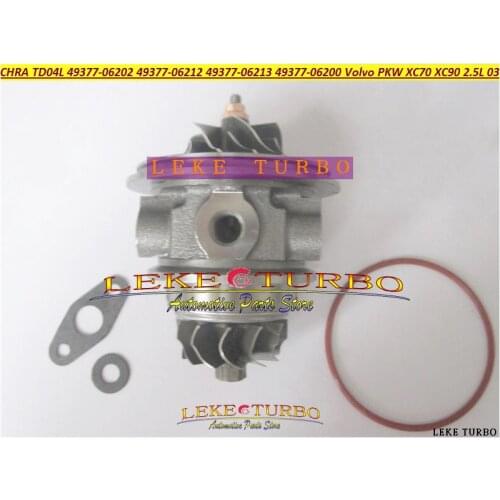 Free Ship Turbo Cartridge CHRA TD04L 49377-06213 49377-06202 49377-06200 8692518 For VOLVO XC70 XC90 S60 S80 V70 03 B5254T2 2.5L
