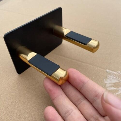 Home Hairdryer Holder Metal Wall Mounted Needn't Punch Storage Rack Bathroom Separated Type Display Shelf For Hair Dryer Holder