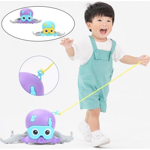 Baby Bath Toys Cartoon Cute Octopus Bath Toy Toddler Kids Bath Toys Beach Toys Water Playing for Children Kids