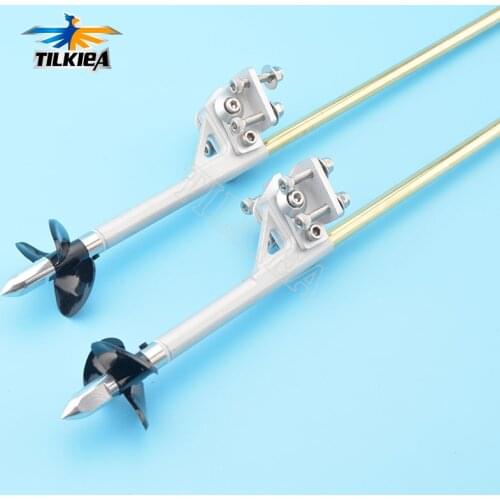 4mm All-in-one Flex Cable Shaft Left/Right Drive Dog Prop Nut Plastic Gasket Brass Tube And Bracket Stinger Drive For Rc Boat