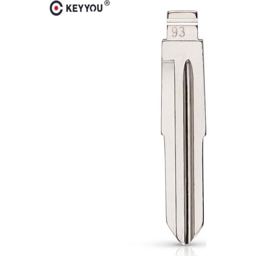 KEYYOU 10pcs/lot NO.93 Flip Remote Key Blade for Changan Alsvin Original #93 Blade