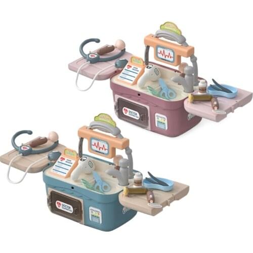 Pretend Play Doctor Kit Stethoscope Medicals Kit Imagination Play Toddler Pretend Dentist Kit for Kids Ages 3-6