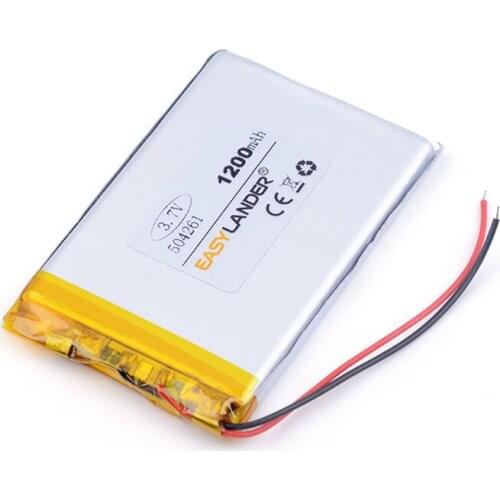 Best battery brand Size 504261 3.7V 1200mah Lithium polymer Battery with Protection Board For Digital Camera PSP GPS Tablet PCs