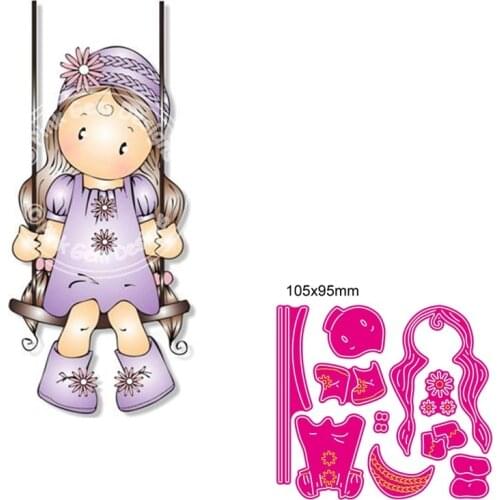 Metal Cutting Die girl DIY Scrapbooking Paper Cards Decorative Craft Embossing