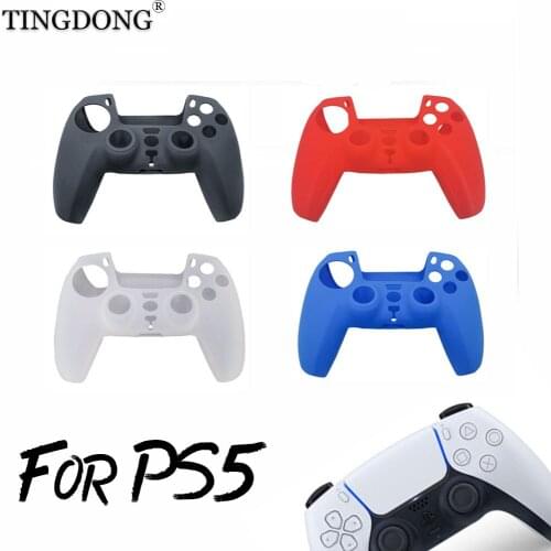 Soft Silicone Gel Anti Slip Skin Case Cover For SONYPlaystations PS5 Controller Skin Protection Case For PS5 Gamepad Controle