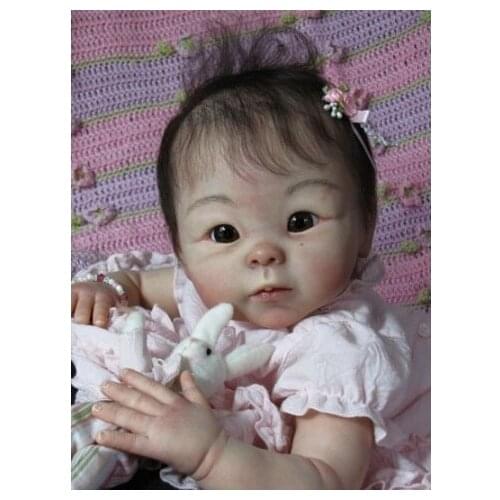 Kit reborn doll DIY mold assories for 20" silicone reborn baby doll kit unpainted doll parts Assembly bebe reborn toys