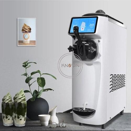 Counter Top Long Life Small Soft Ice Cream Make Machine Commercial Home Table Ice Cream Maker 220V with 1 Flavor