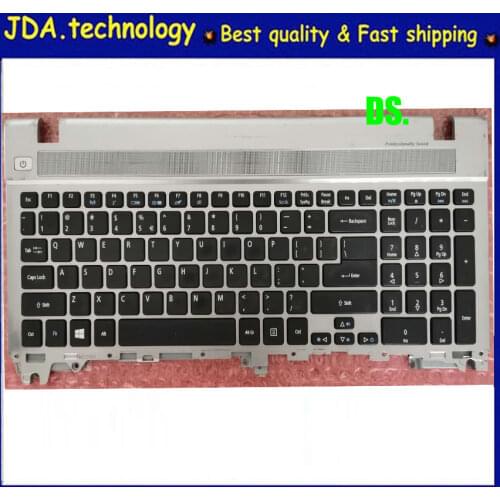 95%New/orig keyboard bezel For Aspire V3-531 V3-551 V3-571 V3-531G V3-551G V3-571G palmrest US keyboard upper cover