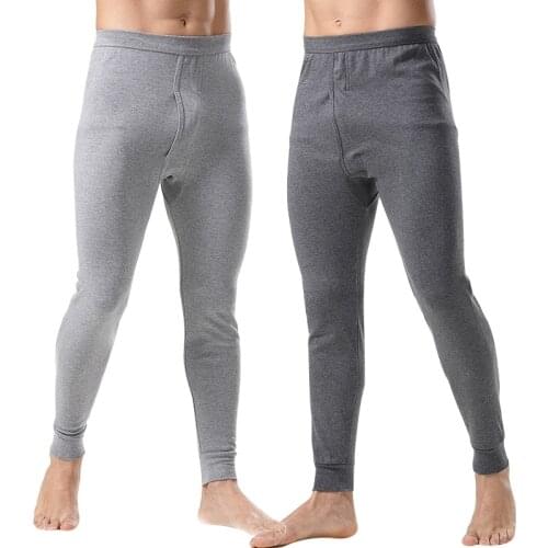 New Winter Underwear Mens Thermal Underwear Warm Long Johns Skin Friendly Leggings Pants for Mens Male Breathable Clothing