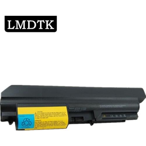 LMDTK New 6 Cells Laptop Battery For Lenovo ThinkPad R61 T61 R61i R61e R400 T400 Series(14-Inch Wide) Free Shipping