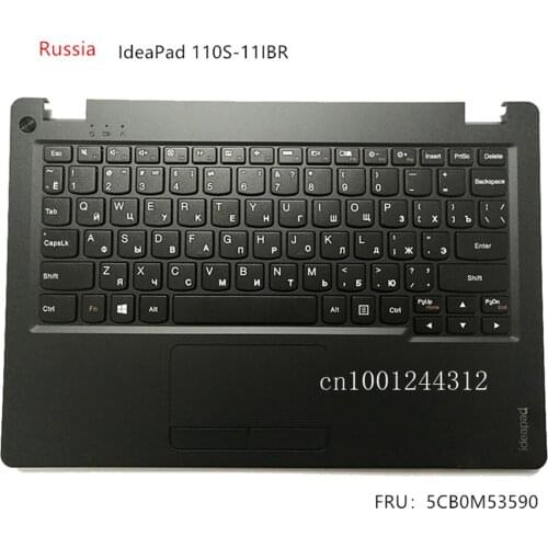 Russia New Original For laptop Lenovo IdeaPad 110S-11IBR Palmrest Upper Case Keyboard Bezel Cover 5CB0M53590