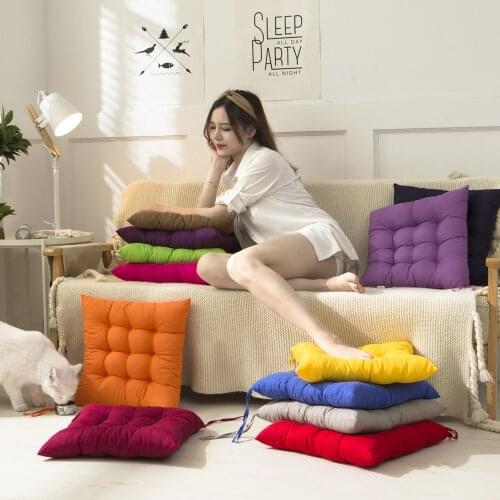 Factory Solid Home Seat Cushion Pad Winter Office Bar Chair Back Seat Cushions Sofa Pillow Buttock Chair Cushion 40x40cm 15in