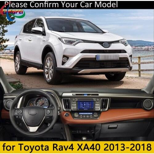 Anti-Slip Anti-UV Mat For Toyota Rav4 2013~2018 Dashboard Cover Pad Dashmat Protect Sunshield Pad Car Accessories