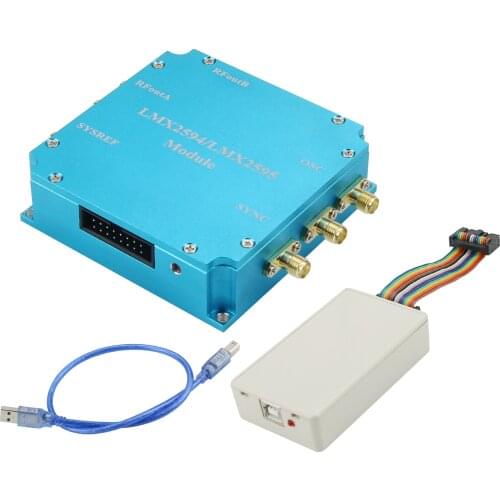 LMX2595 Frequency Synthesizer 10M-20GHz HF Microwave Signal Generator + USB Control Board for Radar MIMO Converter Clock