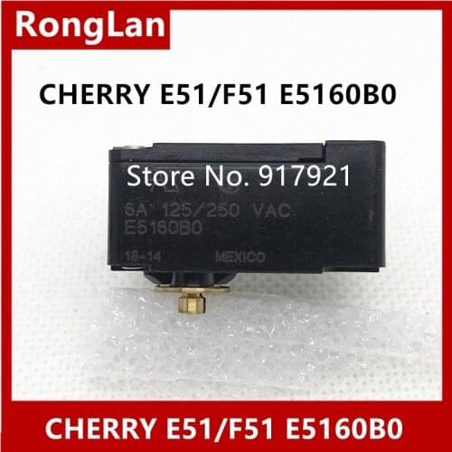 German CHERRY cherry E51/F51 E5160B0 E5160BO E5150E0 E5150EO imported high sensitivity micro switch 6A250V coin