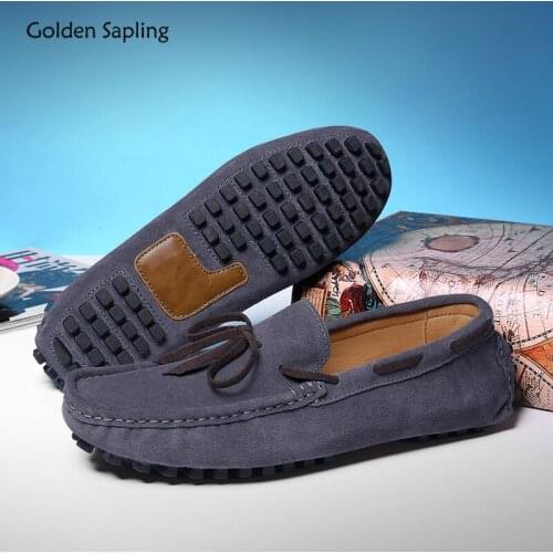 Golden Sapling Retro Men Loafers Classic Leisure Driving Flats Fashion Mens Casual Shoes Classic Walking Shoes Slip on Loafers