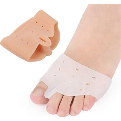 1 Pair Feet Care Tool Pedicure Socks Soft Silicone Orthopedic Sets Sholl Toe Separator Hallux Valgus Big Toes Bunion Corrector