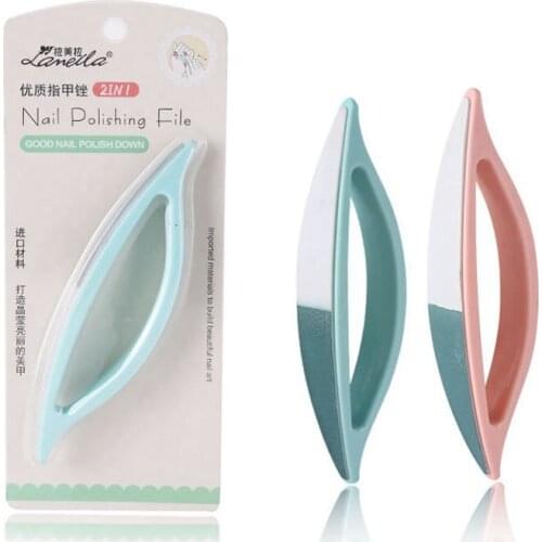 12pcs /bag Nail polishing Files Professional Nail Art Sanding Salon Buffer Sandpaper Polisher can mix color