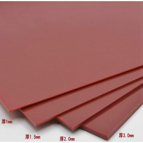 2pcs/lot 20*30cm 2018 new red color ABS model sheet in architecture model building design or DIY model