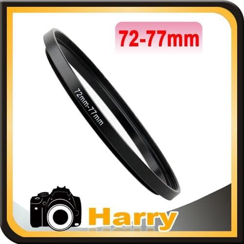 2pcs 72-77mm 72 to 77mm Metal Step Up Rings Lens Adapter Filter