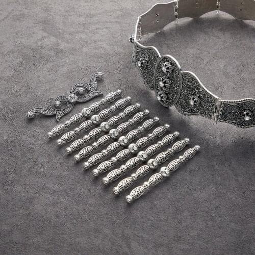 2021 March Caucasian wedding belt with breastplate Traditional dress matching belt for anniversary