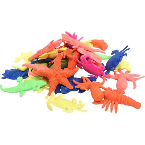 30pcs Water Absorbing Toys Water Growing Expansion Models (Random Color)