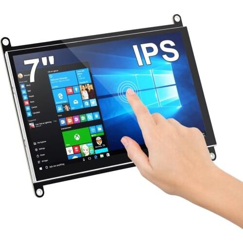 7inch HDMI LCD 800x480 IPS Capacitive Touch Screen,HDMI/VGA Display Interface Support Raspberry Pi