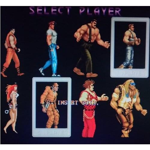 Arcade game board : Final Fight ( 8 characters version )