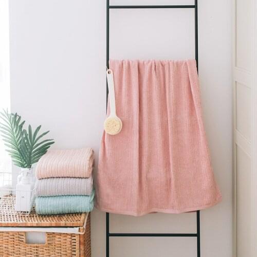 2pcs 140*70cm Cotton Bath Towel Beach Pool Sports Towel Hotel Bathrobe Beauty Salon Saunawrap Spa Lodge Resort Wash Cloth T42
