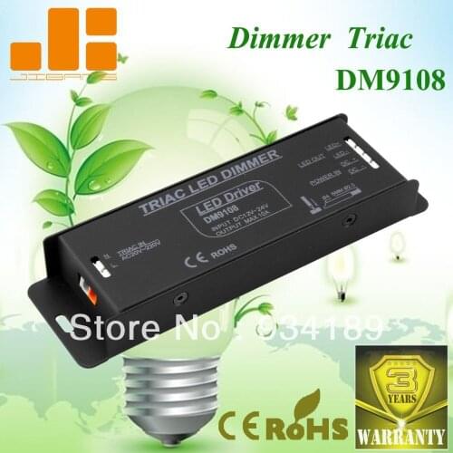 Free Shipping TRIAC LED DIMMER & LED DRIVER Constant Voltage 1 Channel DC12-24V Single CH