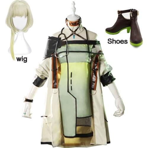 Game Arknights Cosplay Costumes Kaltsit Cosplay Costume Anime Comic Cartoon Women Girls Clothes uniform Tube Dress off shoulder